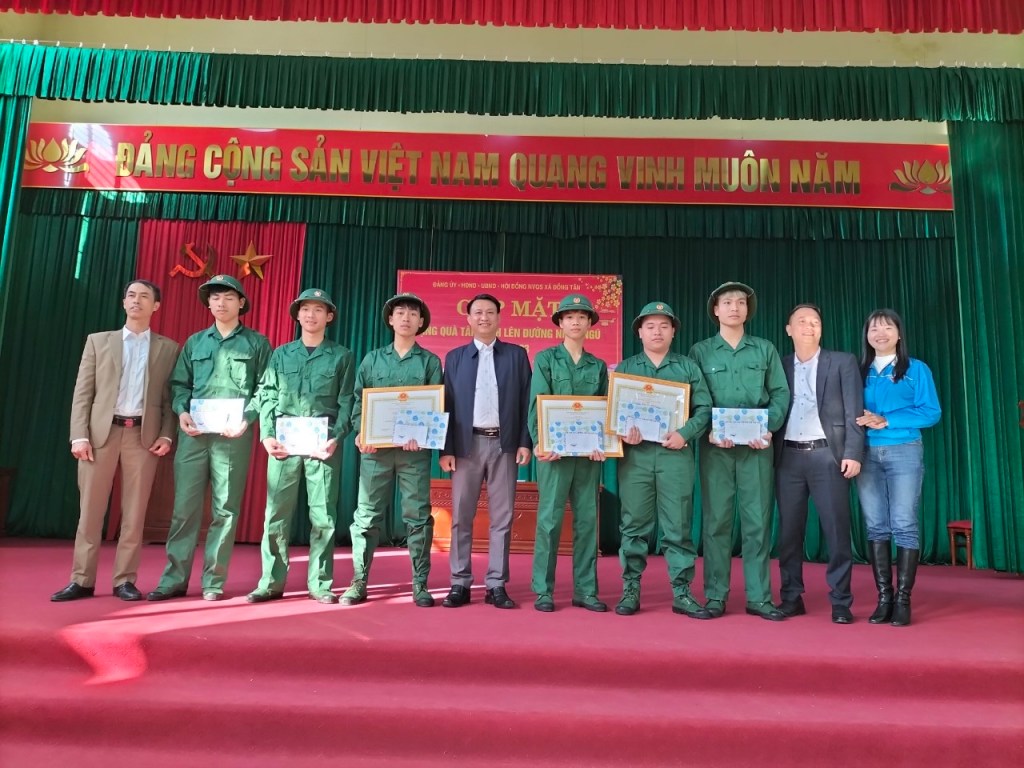 Hiệp Hoà: Thanh niên xã Đồng Tân sẵn sàng lên đường nhập ngũ năm&nbsp;2023