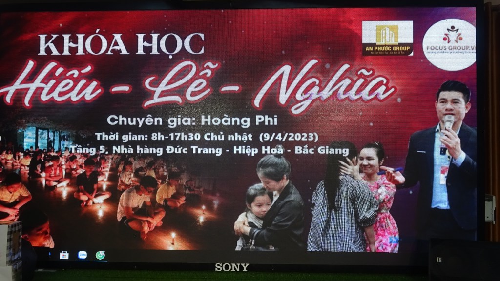 Dấu ấn khó phai: Khoá học Hiếu- Lễ&nbsp;-Nghĩa