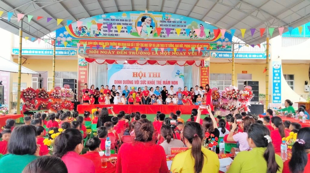 Sôi nổi Hội thi “Dinh dưỡng với sức khỏe trẻ em mầm&nbsp;non”