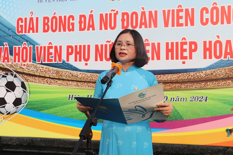 Giải bóng đá nữ huyện Hiệp Hòa năm&nbsp;2024