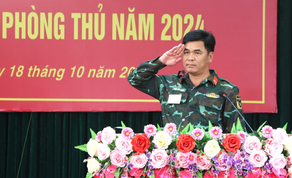 Hiệp Hòa tổ chức diễn tập khu vực phòng thủ tại Thị trấn Bắc Lý và xã Hương&nbsp;Lâm