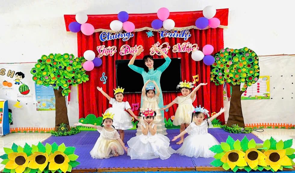 Xây dựng trường học thân thiện, lớp học hạnh phúc ở Trường Mầm non Mai Trung số&nbsp;1