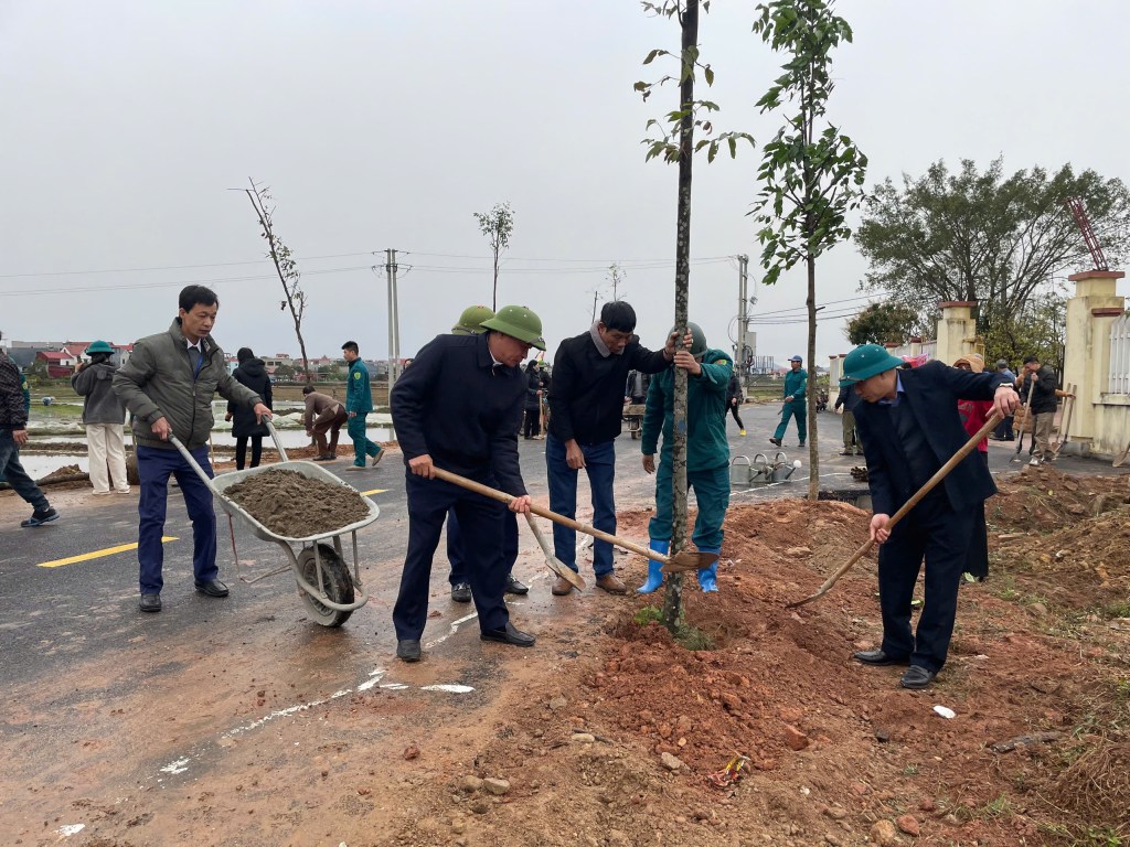 Thị trấn Thắng phát động Tết trồng cây “ Đời đời nhớ ơn Bác Hồ” năm&nbsp;2025