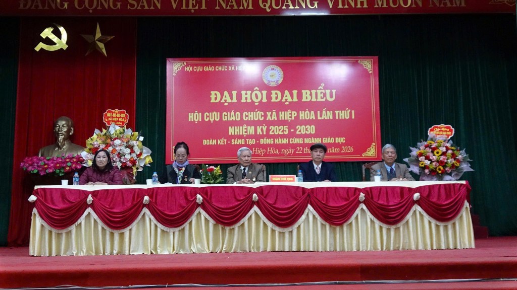 Hội Cựu Giáo chức xã Hiệp Hoà- Bắc Ninh tổ chức Đại hội thành công tốt đẹp.