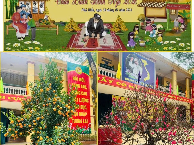 Hội chợ quê chào Xuân Bính Ngọ – Giữ gìn những nét đẹp văn hóa trong ngày Tết cổ truyền nơi trường&nbsp;học