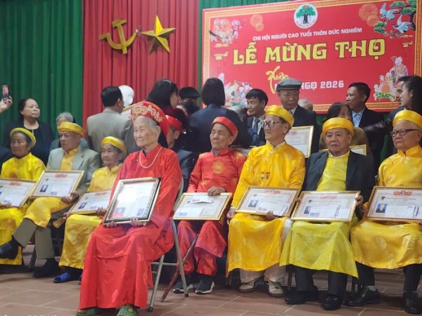 Nét đẹp mừng thọ đầu xuân ở Hoàng Vân- Bắc&nbsp;Ninh