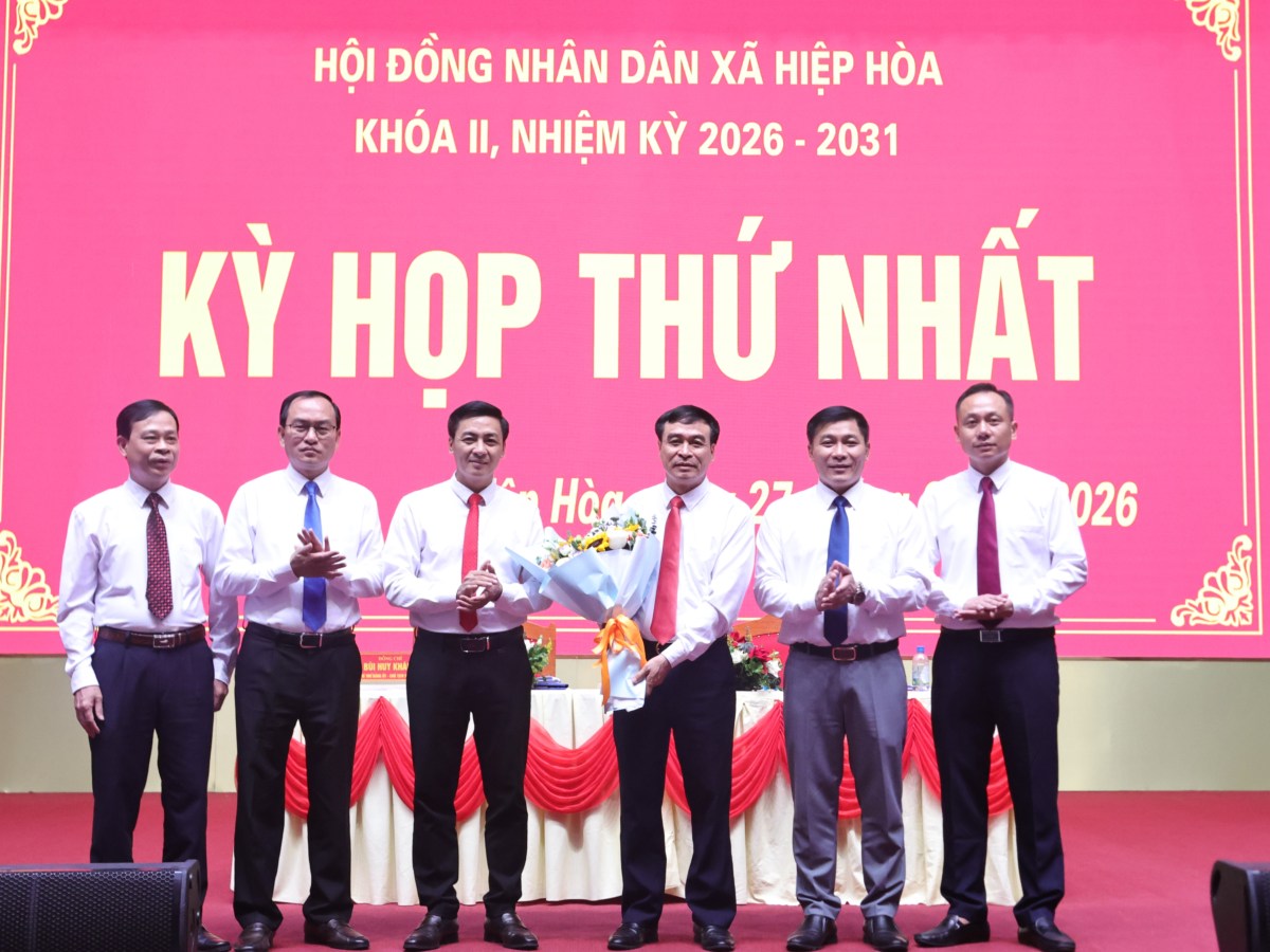Đồng chí Nguyễn Xuân Thảo tái đắc cử Chủ tịch UBND xã Hiệp Hòa nhiệm kỳ&nbsp;2026-2031