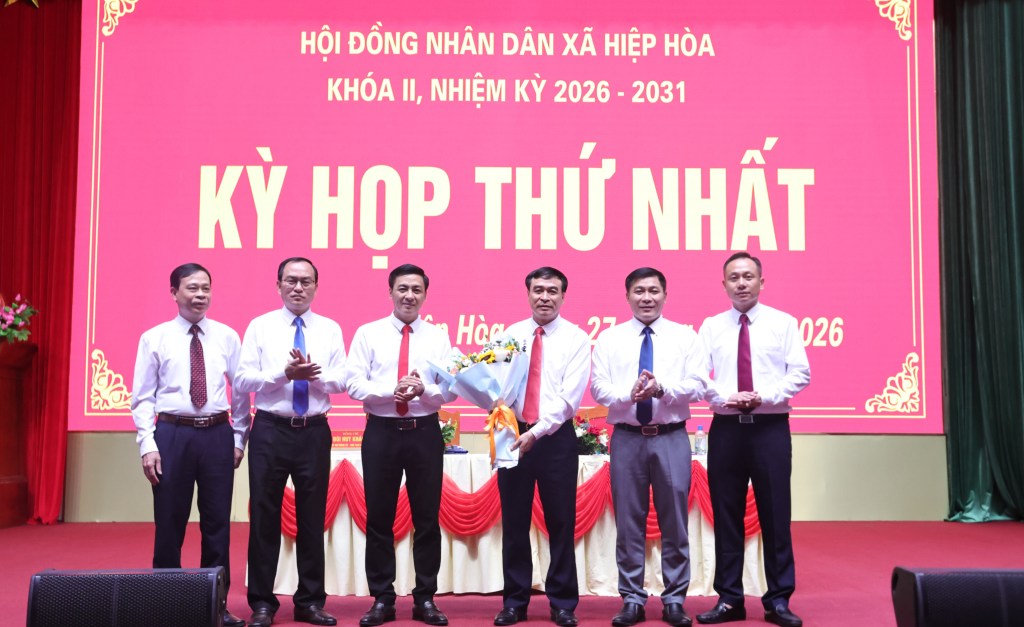 Đồng chí Nguyễn Xuân Thảo tái đắc cử Chủ tịch UBND xã Hiệp Hòa nhiệm kỳ 2026-2031