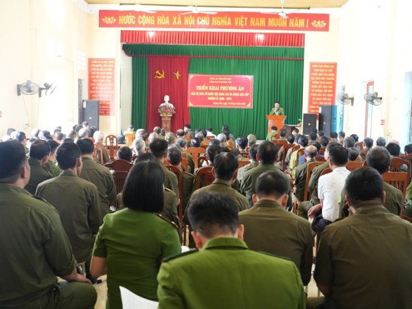 Công an xã Hoàng Vân: Triển khai phương án bảo đảm ANTT phục vụ bầu cử đại biểu Quốc hội khóa XVI và đại biểu HĐND các cấp nhiệm kỳ 2026 –&nbsp;2031